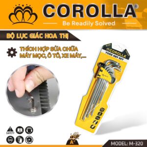 Bộ lục giác đầu sao (hoa thị) 1.5-10mm