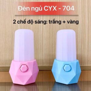 Đèn ngủ CYX 704 xanh hồng