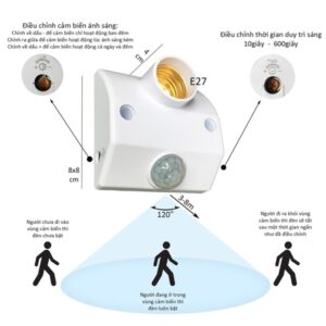 Đuôi đèn cảm ứng CYX R2 40W