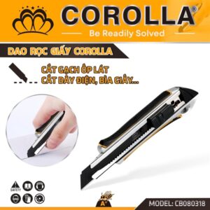 Dao rọc giấy 18mm (Vỏ nhôm)