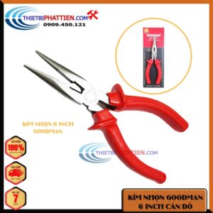Kìm nhọn Goodman đỏ 8" tốt