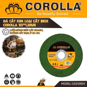Đá cắt kim loại 107*1.2*16mm, màu xanh
