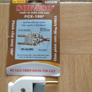 Phích cắm xoay 180 Sofa chân tròn 0340