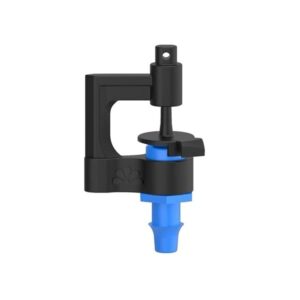 Béc tưới driptec DR07 nối 16MM, họng 1.4mm, 90L bù áp xanh dương
