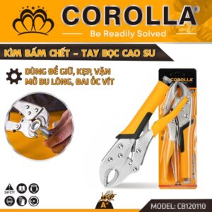 Kìm siết ốc (kìm chết) tay bọc cao su 10 inch