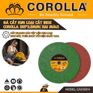 Đá cắt kim loại 355*2.5*25.4mm (hai màu)